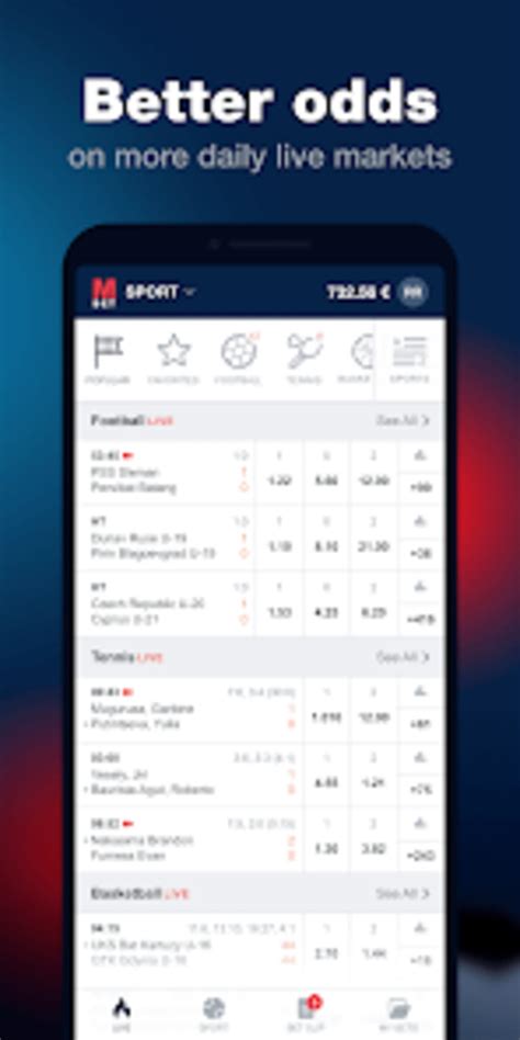 Play in the Marathonbet app for Android.